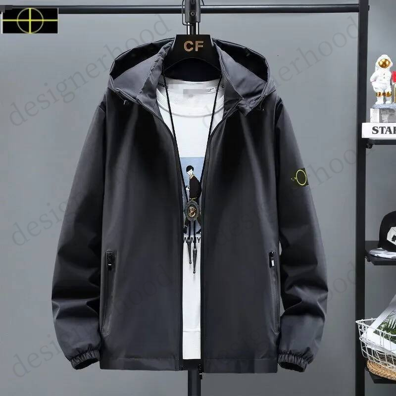2025 Stones New Men's Spring and Autumn Season Large and Thin Coat Islands Casual Loose Men's Jacket Top 468
