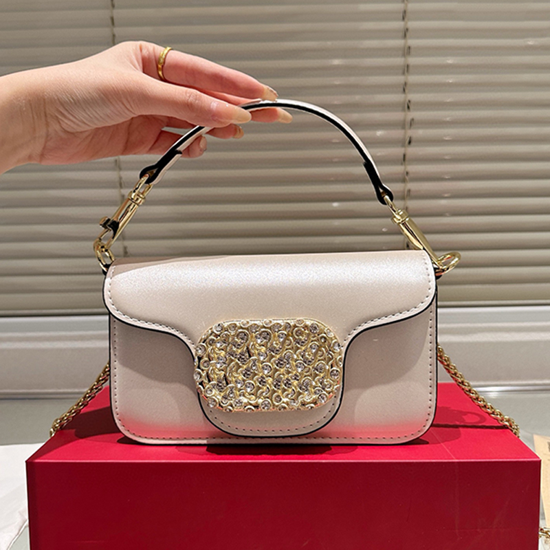 New Designer Evening bags Luxury Fashion Loco Women's Cross Body Shoulder Bags Exquisite Chain Temperament High Quality Leather Chain Bag