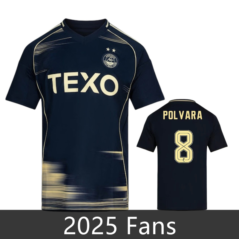 25 26 Aberdeen FC CLARKSON Soccer Jerseys MIOVSKI BARRON SHINNIE SOKLER MORRIS MACDONALD DUK DOOHAN BESUIJEN POLVARA DUNCAN 2025 2026 men kit kids