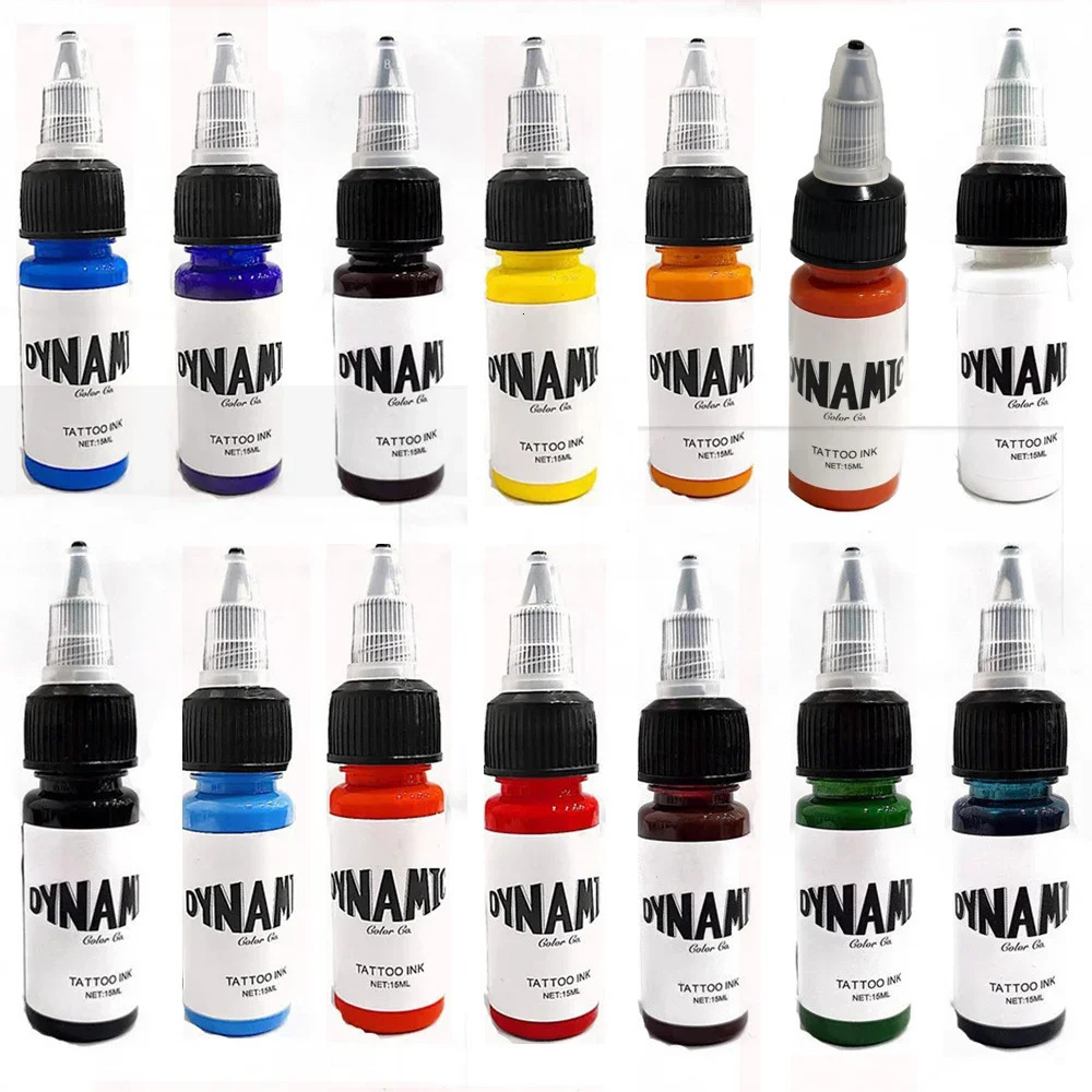 15ml 14 color tattoo ink pigment box art tattoo kit professional beauty pigment makeup tattoo supplies practical ink 250424