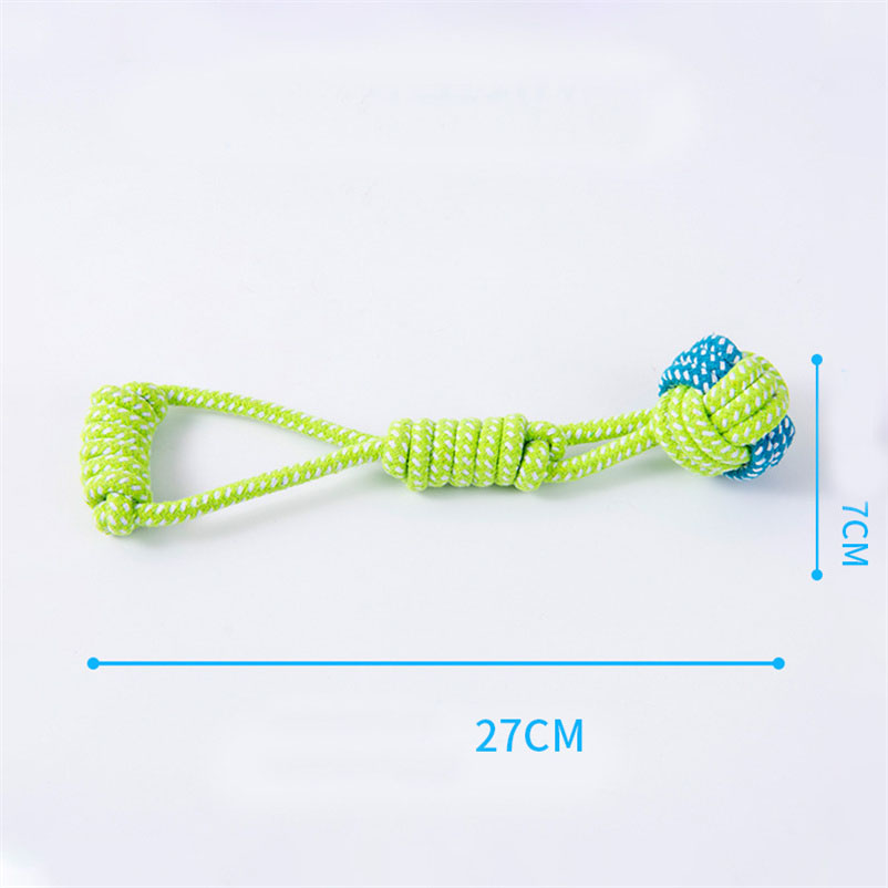 Interactive Cotton Rope Pet Dog Toy - Perfect for Puppies & Small Breeds