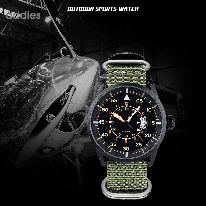 New Pilot Watches Men Luxury Luminous Wristwatches reloj hombre 50M Waterproof Date Men's Quartz Watch relogio masculino
