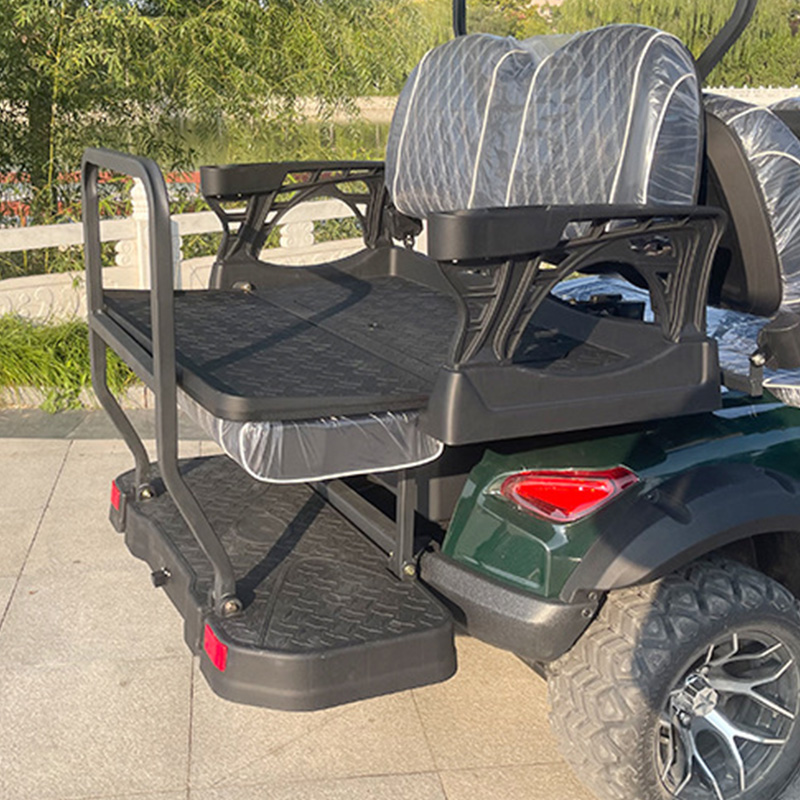 Electric golf cart, airport passenger shuttle bus, hotel tourist reception car