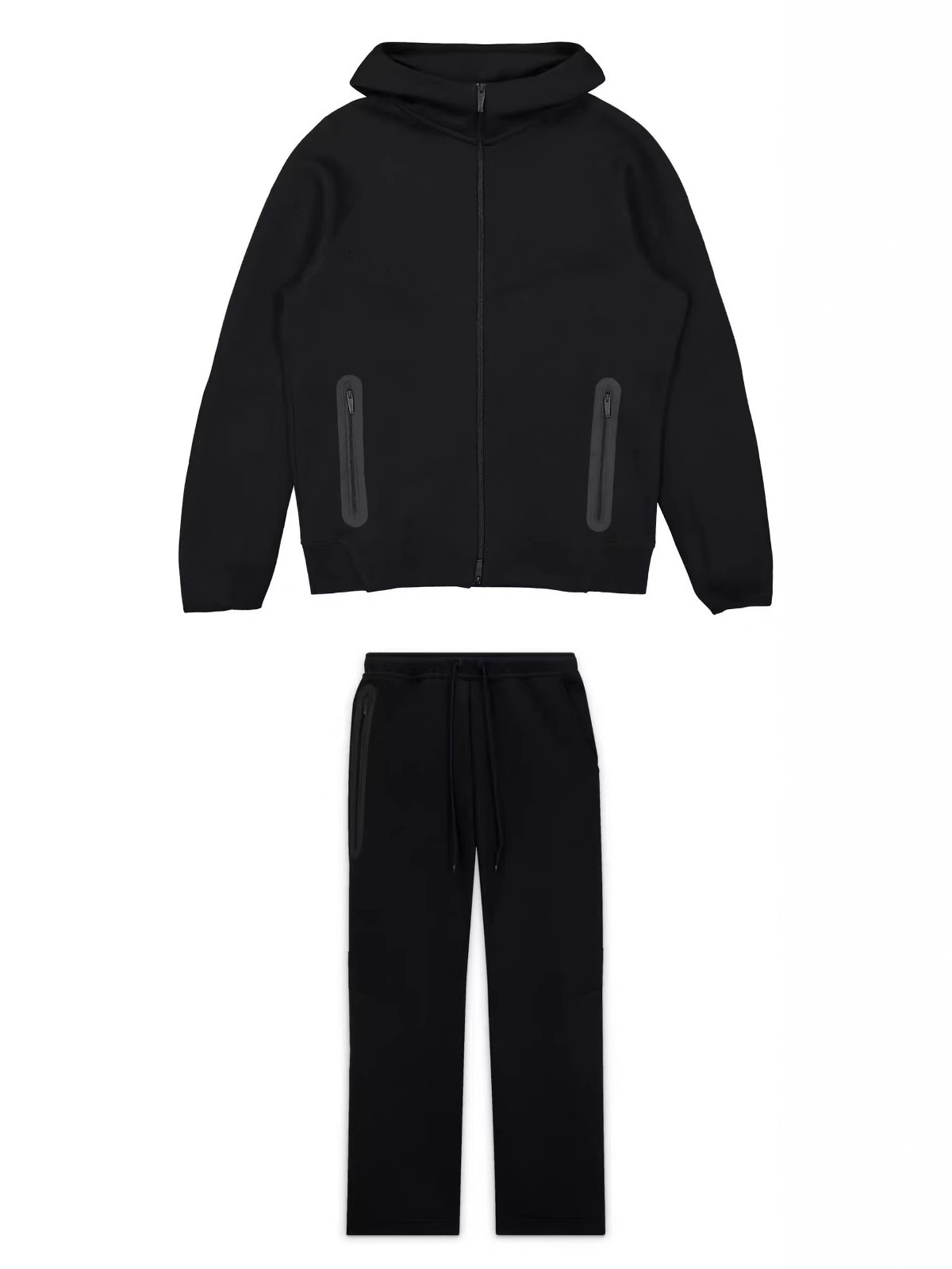 New loose casual jacket, hooded sweatshirt, sweatpants set for autumn and winter of 2023-454