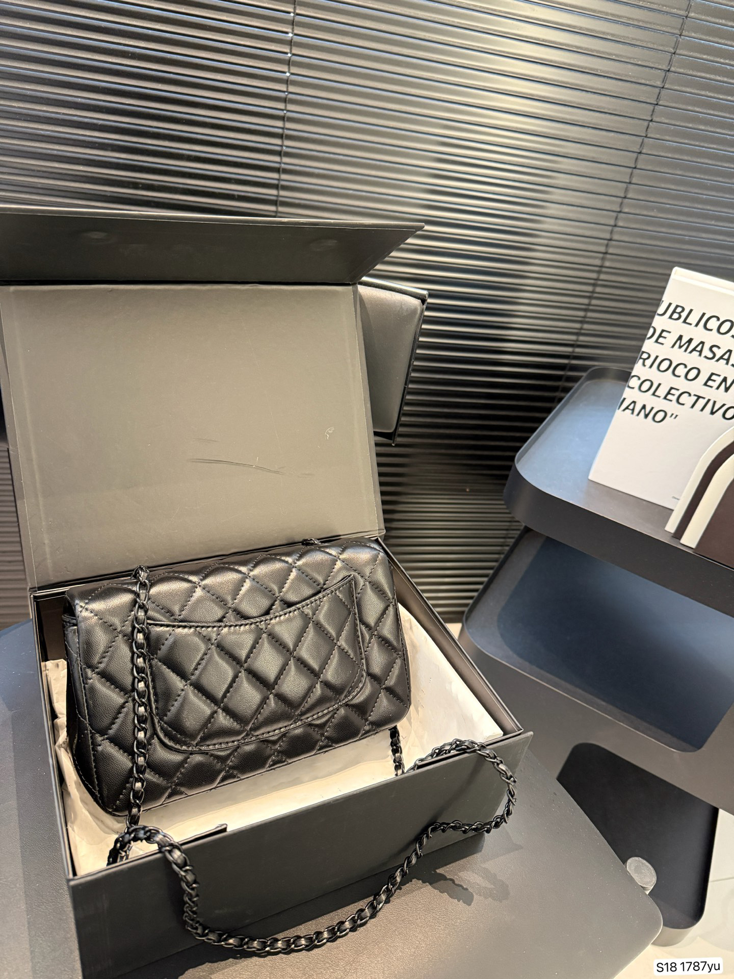 Quality Classic Square Bags Designer Cross shaped Gold Ball Chain Bag Shoulder Bag crossbody bags Handbag Wallet 20cm