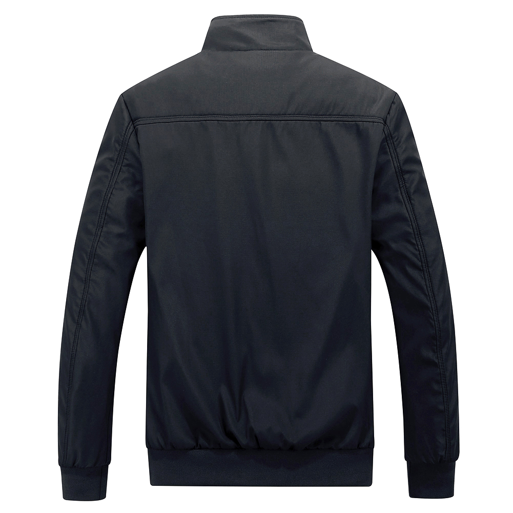 Casual Men's Sporty Zipper Pockets Windbreaker Outerwear Water-resistant & Slim DesignMen's Lightweight Bomber Jacket Windbreaker Slim Fit A