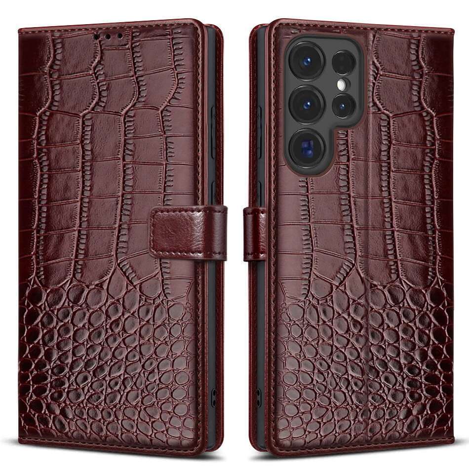 Flip leather wallet case for Samsung Galaxy S25 Ultra S24 S24FE 5G S23 FE S22 Plus S 25 24 S22Ultra S23Ultra S24Ultra S25Ultra