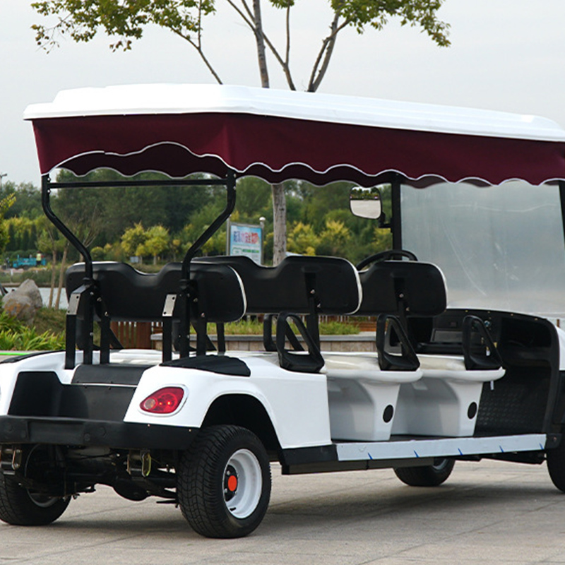 Golf Cart Tourist Attraction Tour Hotel Shuttle Patrol Ferry Off road Electric Golf Sightseeing Vehicle