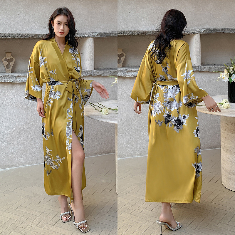 B868-Summer short-sleeved ladies pajamas new thin cotton large size casual home wear set