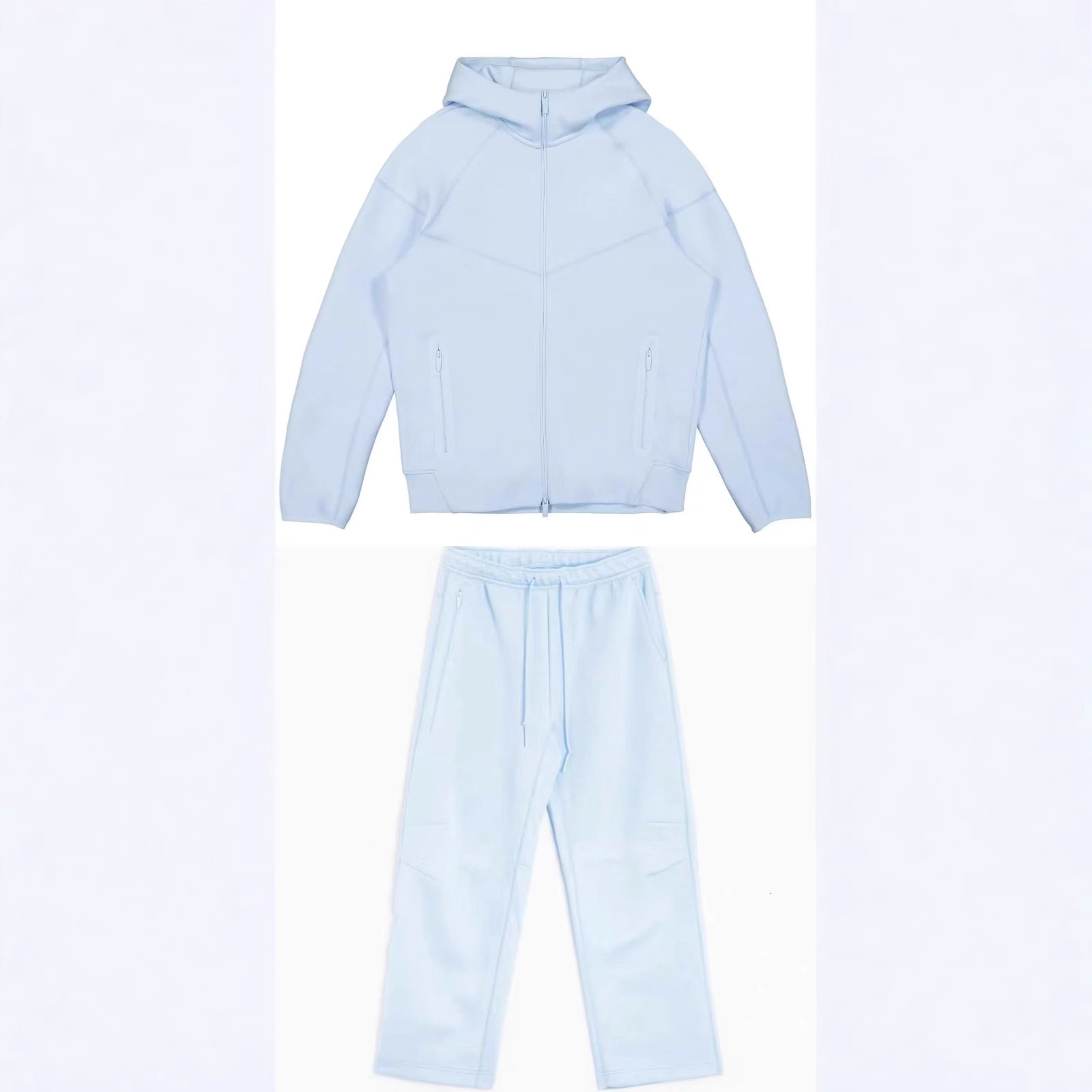 New loose casual jacket, hooded sweatshirt, sweatpants set for autumn and winter of 2023-454