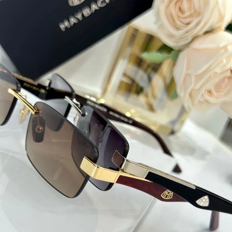 Maybach Eyewear Luxurious Qualit Yoriginal Goods Sunglasses for Men Women Candy Color Shades Classic Goggle Beach Fashion Eyeglasses THE ARTIST III Si