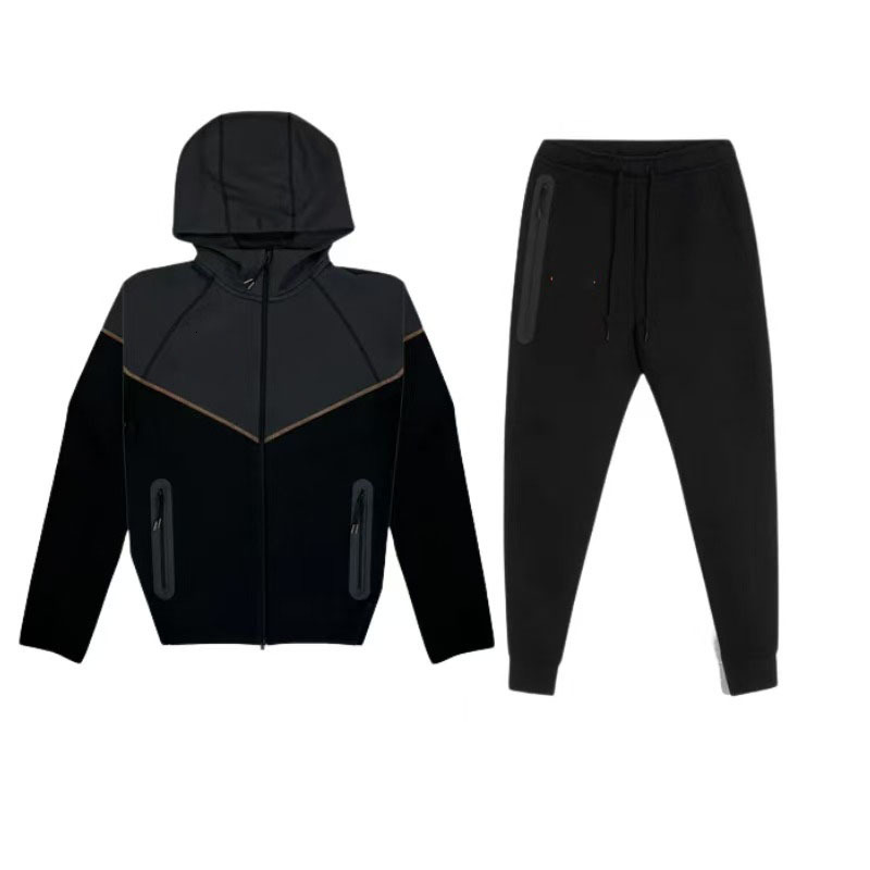 2025 Spring and Autumn Leisure Sports Breathable Cotton Double sided Zipper Hoodie Men's 48 Coat 49 Bathroom Pants Cover