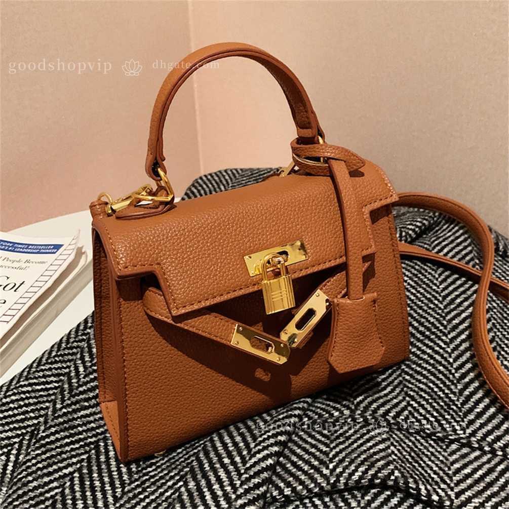 High-quality Made in the USA Advanced texture temperament hand-held Kelly bag for women 2025 new fashionable shoulder crossbody
