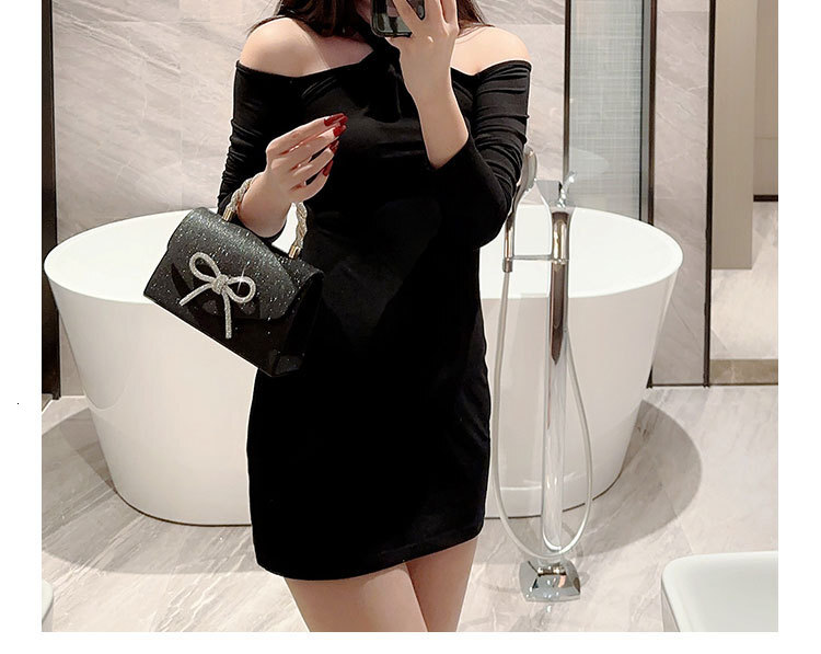 New Butterfly Series Designer Bag High Quality Luxury Banquet Bag Multi Functional Dress Handbag Slant Body Socialite Fashion Inlaid Diamond Bow Chain