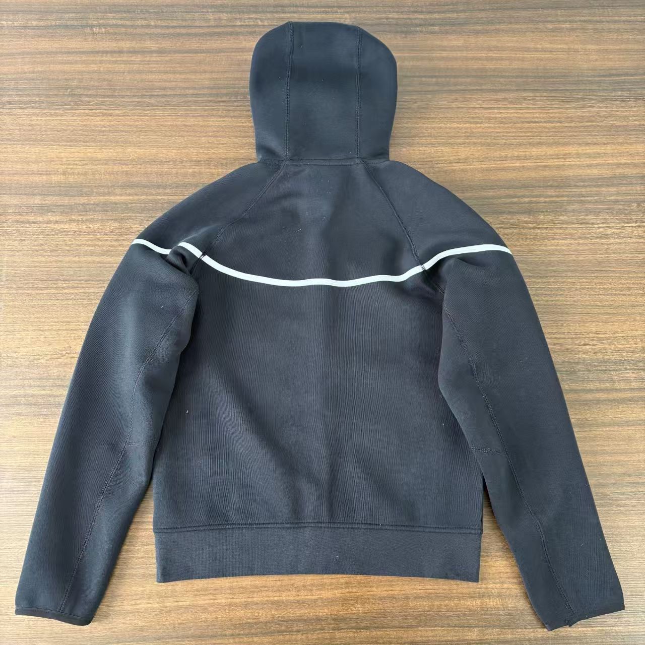 25 Year Spring Autumn New Zipper Sweater, Sports and Leisure Hooded Jacket, Pants, Air Layer Cotton Reflective Adhesive Set for Men