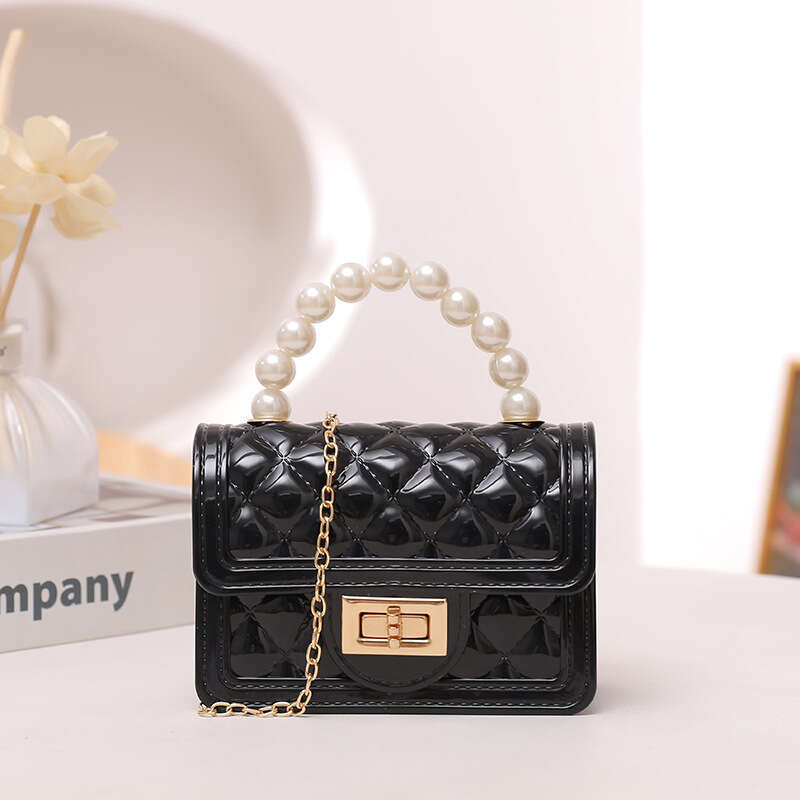 Dinner Bag Pearl Bags Cheap Mini Handbag Children S Silicone Jelly Bag KQ