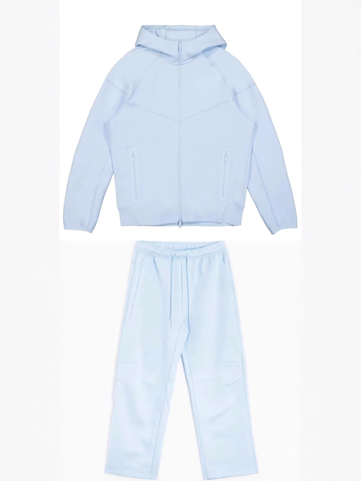 New loose casual jacket, hooded sweatshirt, sweatpants set for autumn and winter of 2023-454