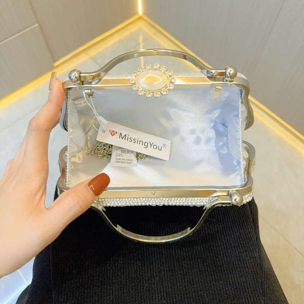 Dinner Bag New Pearl Banquet Small Handbag Women S Cheongsam Bag Wedding Versatile Crossbody Bag KQ