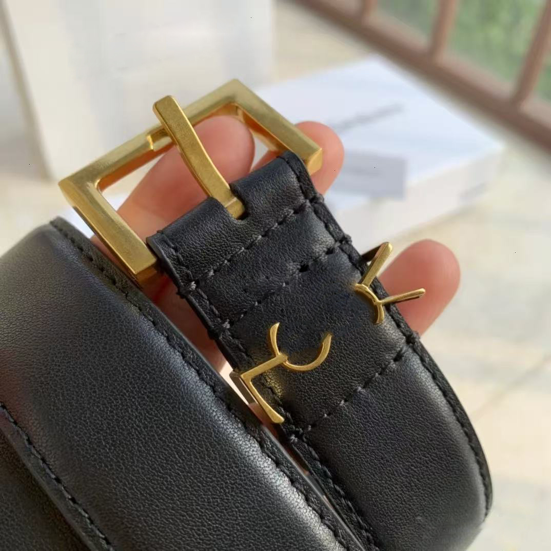 Mens belt for women designer classic solid color gold letter Luxury designers belt Vintage Pin needle Buckle Beltss 9 colors Width 3 cm size 95-115cm Original box nice