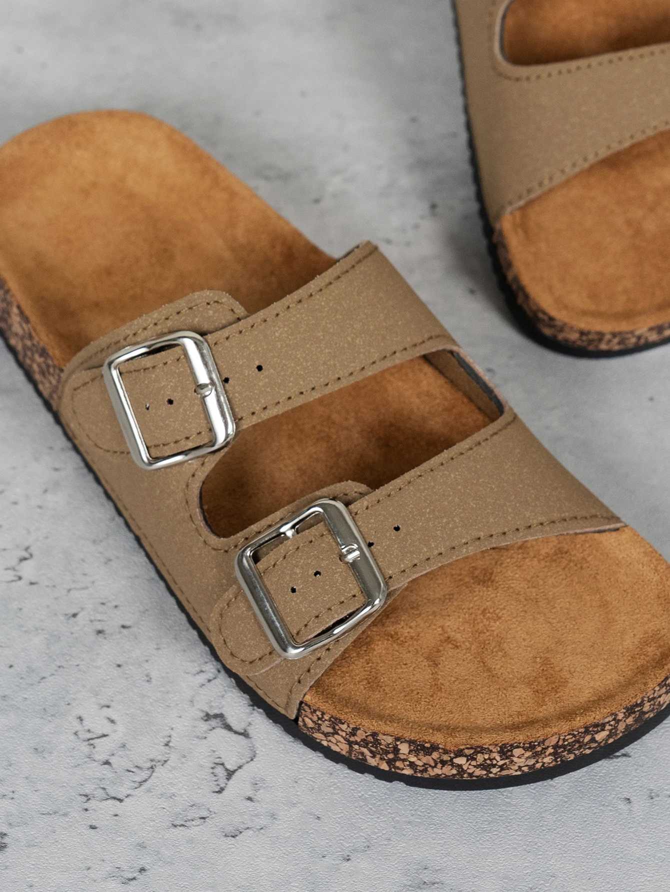 Womens Fashion Slippers Waterproof Non-Slip Thick Sole Wear-Resistant Home Outdoor Slip-On Casual Slippers Z250614