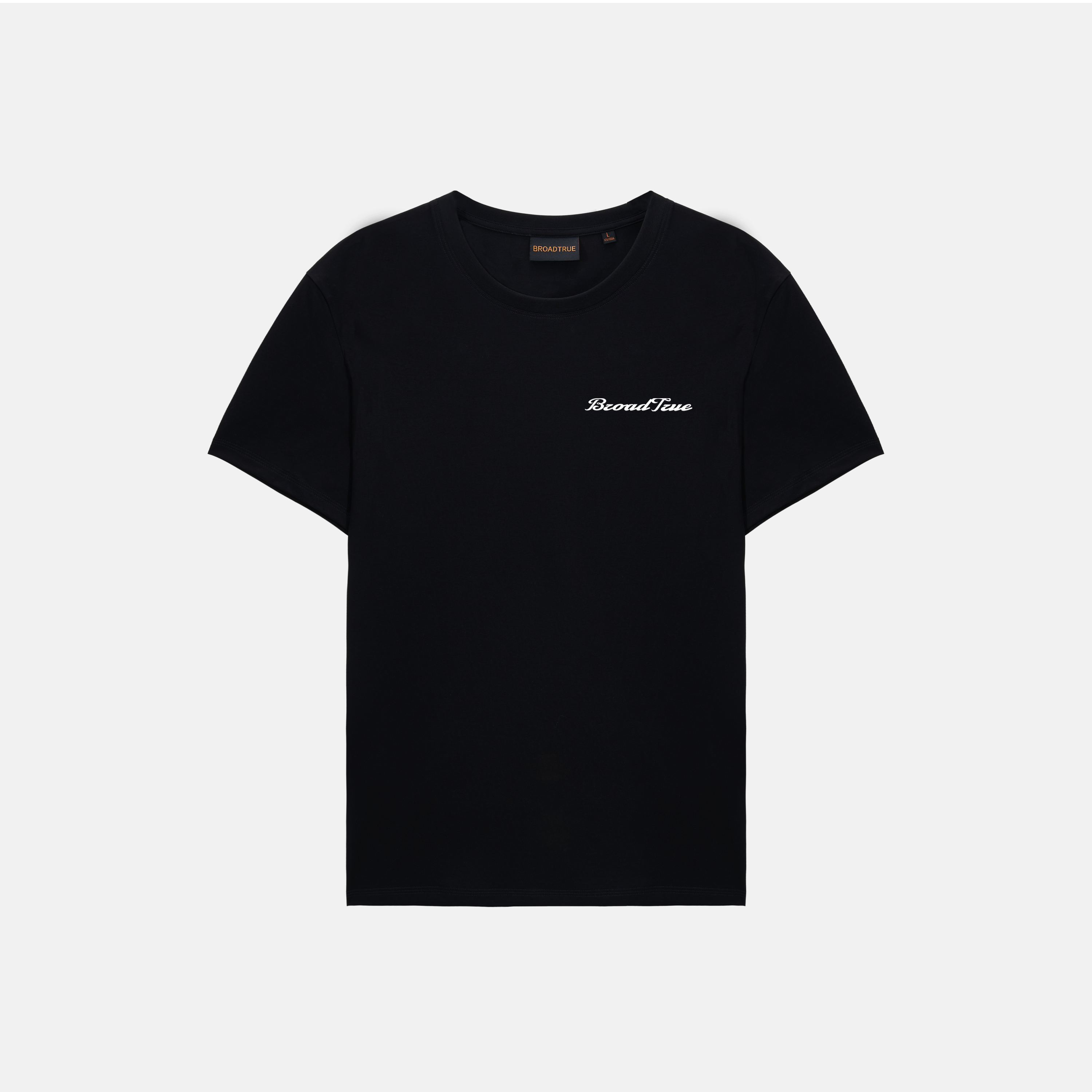 BROADTRUEUnisex Breathable Cotton T-Shirt Durable Screen Printed Design for Everyday Wear