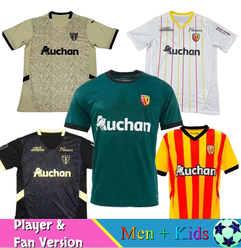 24/25 Maillot RC Lens Commemorative Edition Soccer Jerseys 2024 2025 Home Away 3RD KAKUTA FULGINI DIOUF SPIERINGS GANAGO SOTOCA WAHI Football Shirts KitsBaby Kids
