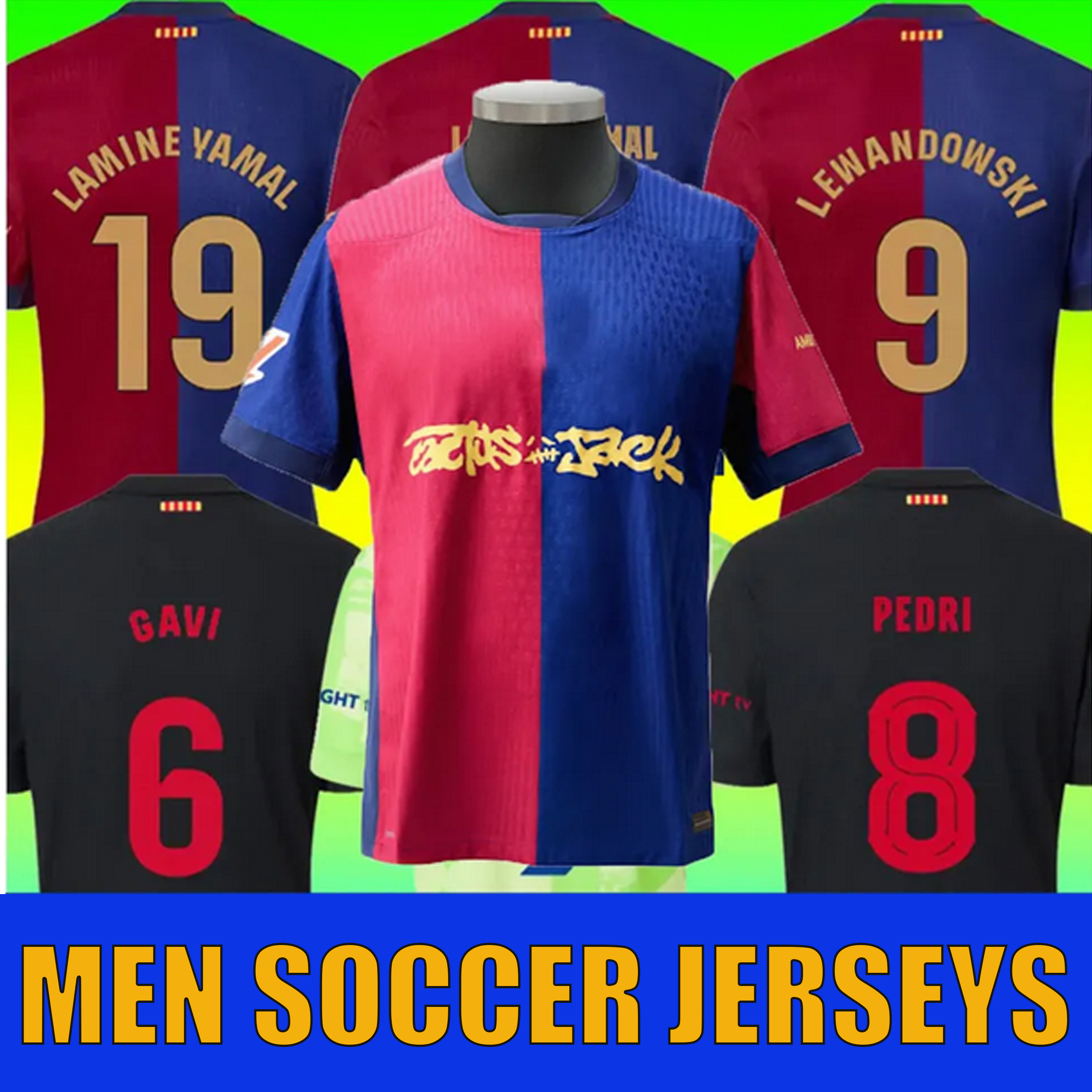 Baby Kids Clothing kids kit sets barcelanaESs 24 25 jersey kids kit Children football jersey 2024 2025 19 LAMINE YAMAL 9 LEWANDOWSKI ANSU FATI COLDPLAY Third Home away
