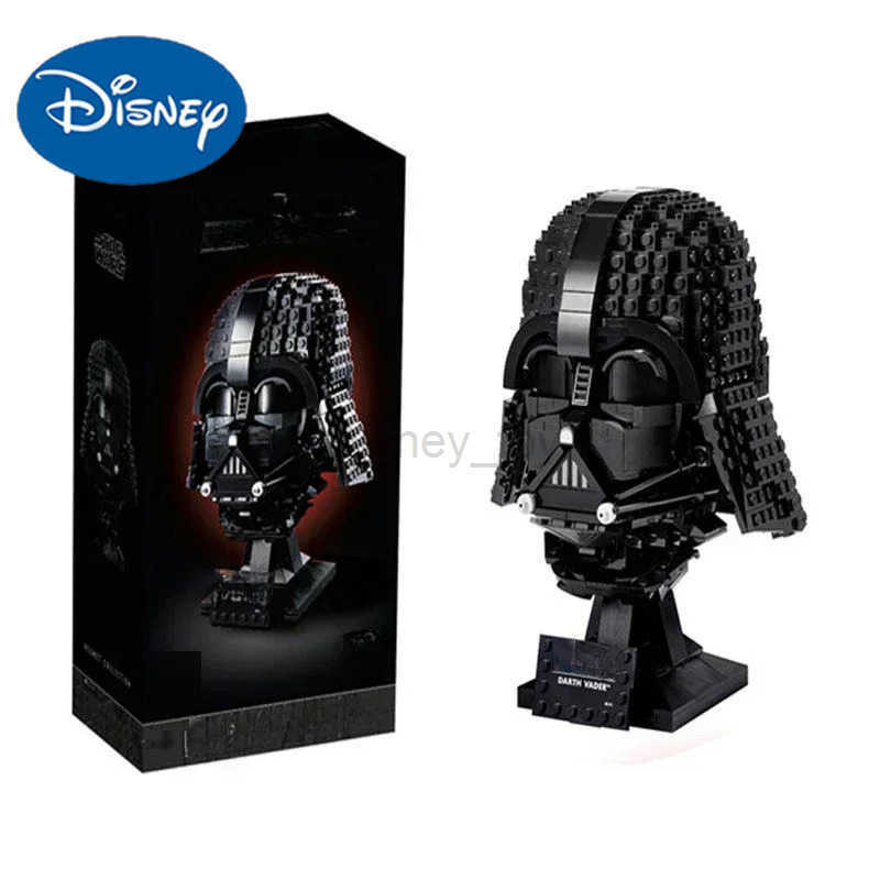 Disney toys Classic Movie MOC Assembly Compatible 75304 DIY Design Helmet Bust Model Building Blocks Bricks Toys For Kids Birthday Gift Y250507
