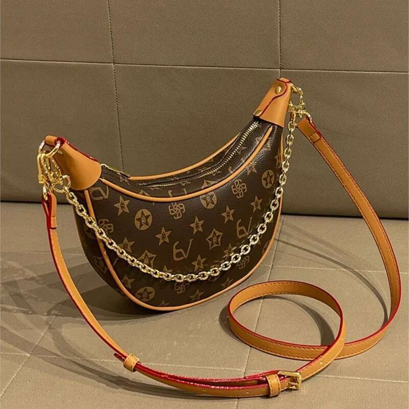 Light brand women's handbag designer genuine leather fashionable underarm bag 2024 new high-end single shoulder crossbody