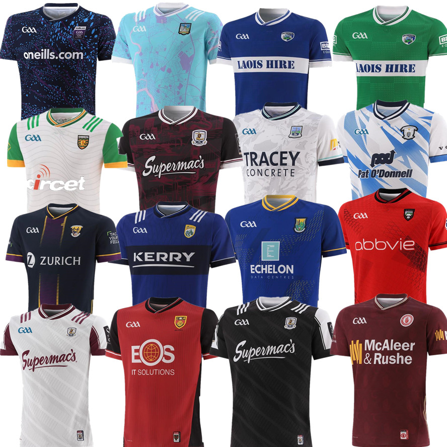 2025 GAA new Rugby jerseys Louth Antrim Laois 25/26 Longford Cork Dub Alternative Meath Kildare Roscommon Offaly Galway Cavan Down Jerseys