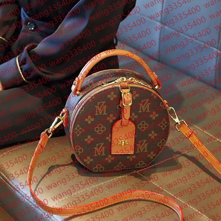 Women Luxurys Designers Bags Women bag round Crossbody Purse Messenger Bags Handbags Flowers Shoulder Leather