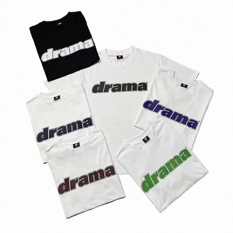 men Drama Call T Shirt Summer tee Loose Short Sleeve Tee Tops Designer T-shirt Printed Top man Casual Tees T-Shirts Women Hip Hop H2Y SqhfO#