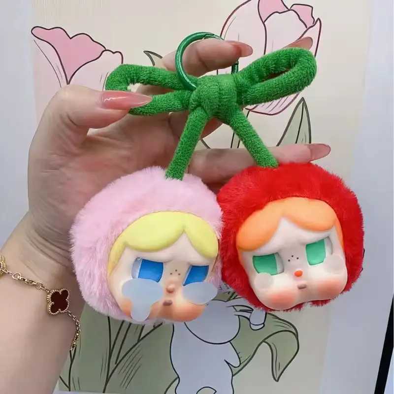 CRYBABY Cherry Vinyl Style Twin Love Tears Series Celebrity Same Style P Hanging Card Bag Pendant Accessories Girl GiftT250507