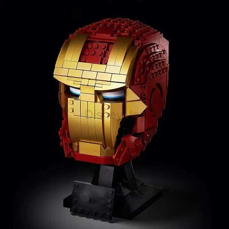 Disney toys Cool Venom Building Block Spiderman Ironman Darth Vader Head Assembly Marvel Super Heroes 3D Model Mini Brick Toy for Home Decor Y250507