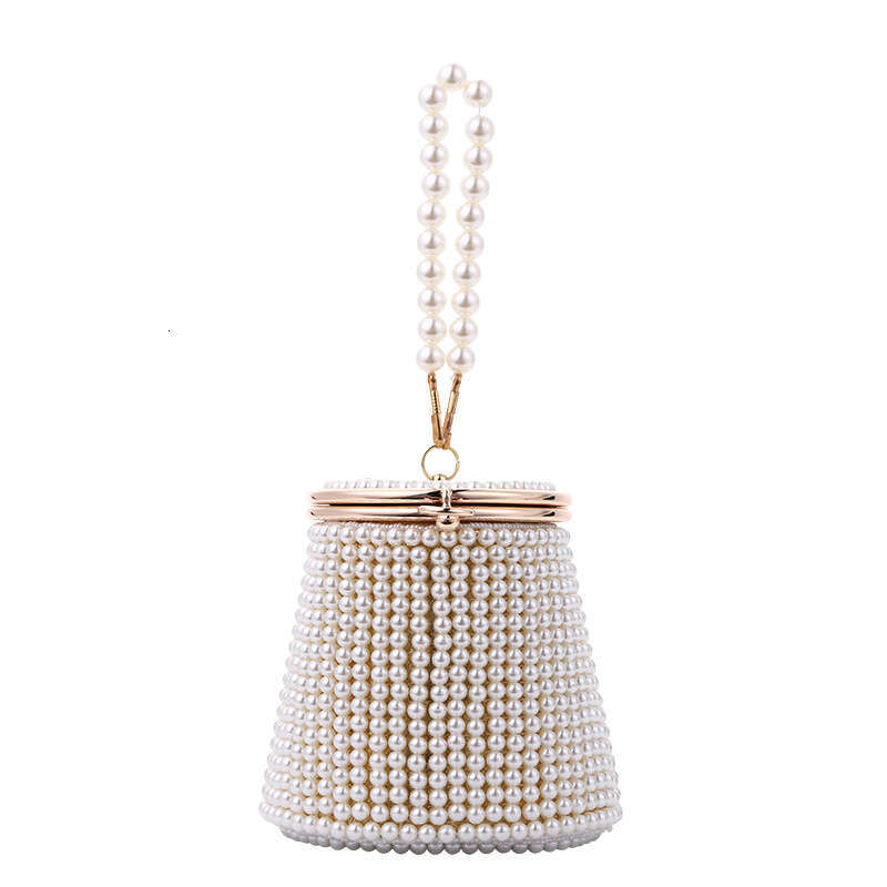 Dinner Bag New Dinner Internet Celebrity Mini Portable Evening Bag Niche Package Diy Pearl Bucket Bag KQ