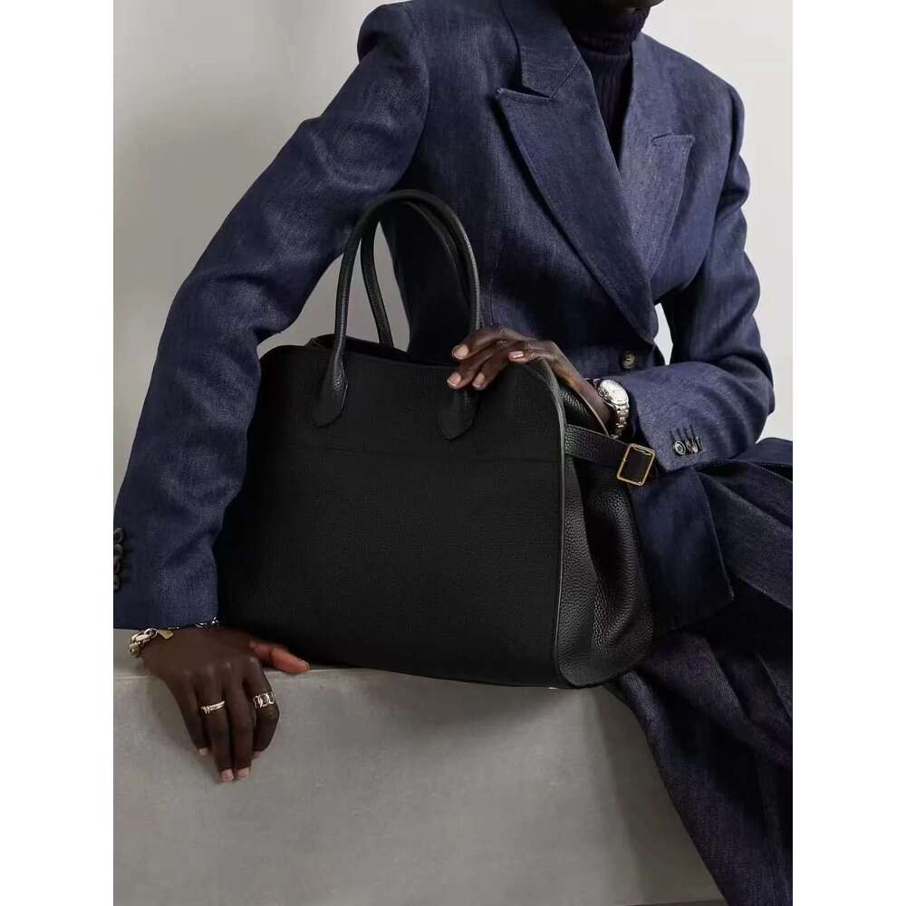 High Quality Leather Women Margaux 15 Fashion Shopping Tote Female Casual Shoulder Bag Handbag Large Capacity