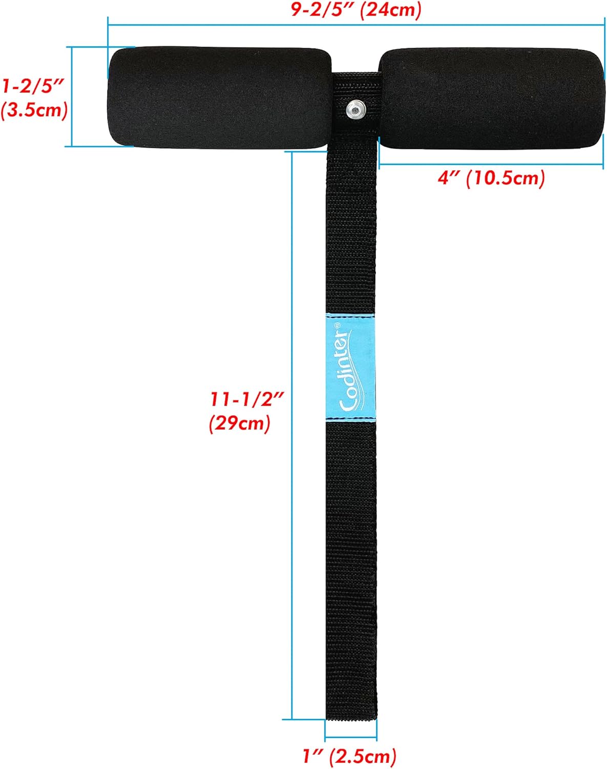 Quick Hood Loops, T-Shaped Hood Anchor Straps with Solid Aluminum Core for Car Trunk Secure Kayak Bow/Stern Tie-Downs-1 Pair Black