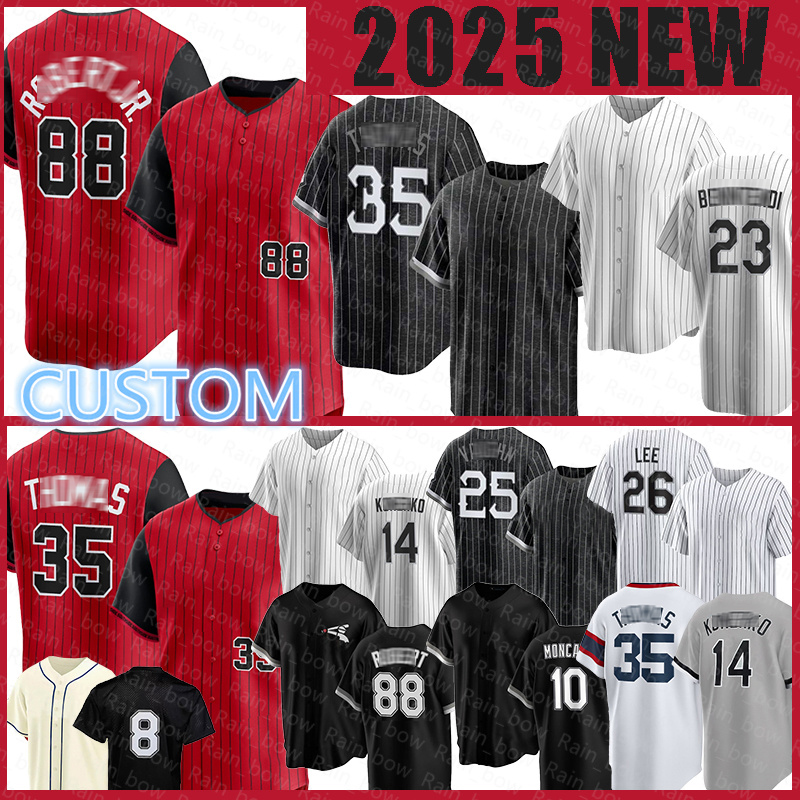 88 Luis Robert Jr. Baseball Jerseys Konerko Andrew Benintendi Frank Thomas Lenyn Sosa Andrew Vaughn Korey Lee Chase Meidroth Greg Jones Carlton Fisk Jacob Amaya
