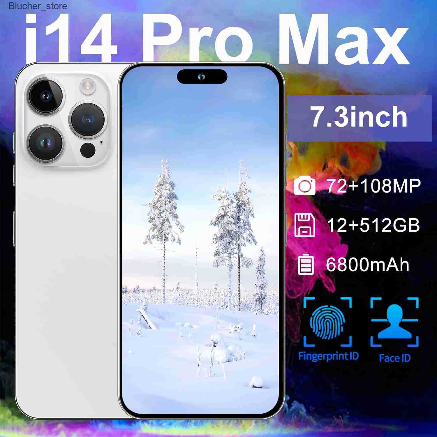 Mobile i14 PRO MAX 7.3-inch incell large screen 2+16GB Android 8.1 smartphone z250507OM1Q