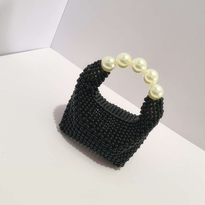 Dinner Bag Handmade Woven Banquet Beaded Large Pearl Bag Internet Famous New Summer Handbag KQ