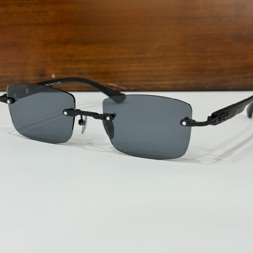 High Quality Men Sunglasses Classic Luxury Designer Women Glasses Titanium Punk Business Design Prescription Spectacle Frames UV400 with box DEEP II S