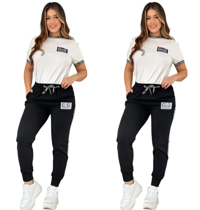 Summer new designer Tracksuits Women's Tracksuits Luxury brand Casual Suit T-shirt pants 2 Piece Set sports Suit 5154