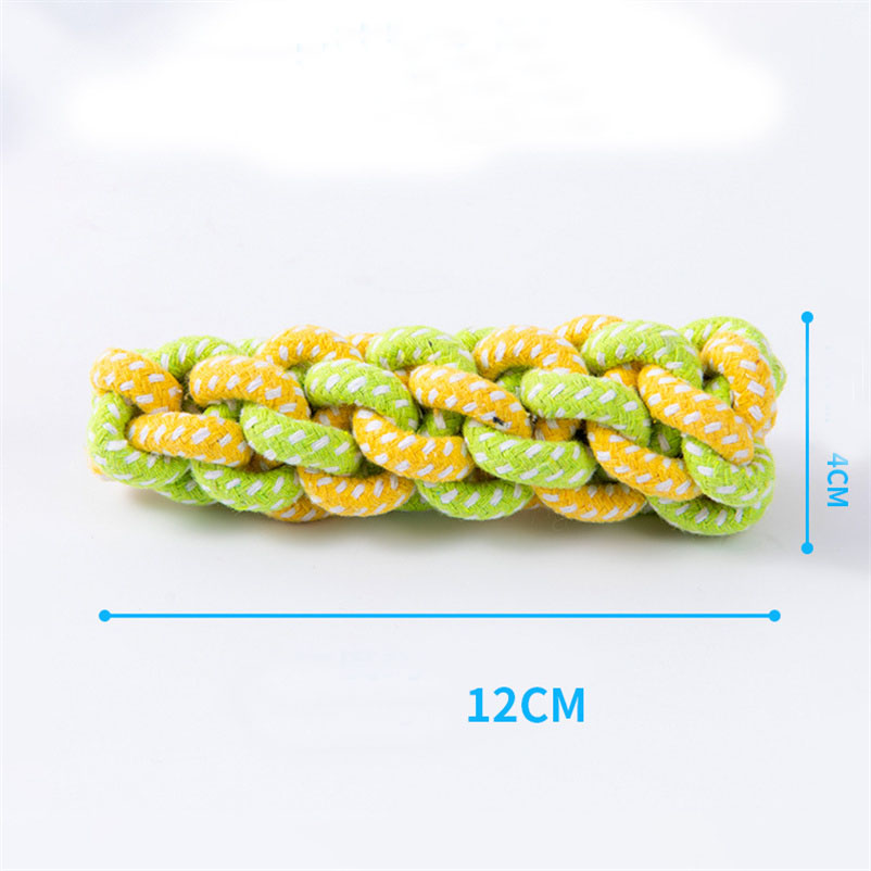Interactive Cotton Rope Pet Dog Toy - Perfect for Puppies & Small Breeds