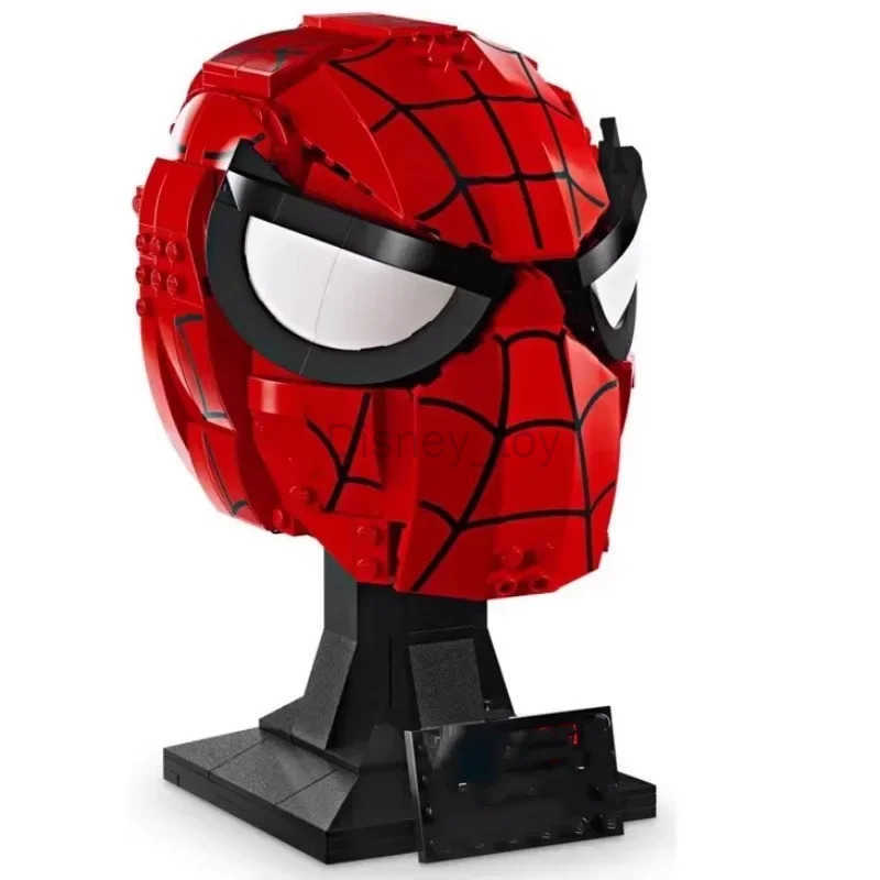 Disney toys Marvel Super Heroes Building Blocks Darth Vader Venom Spiderman Ironman Head Assembly 3D Model Mini Brick Toy For Christmas Gift Y250507