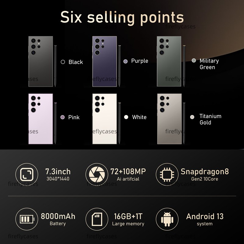 5G smartphone S24 Ultra+ 16GB+1TB Cell Phones Unlock Touch Screen Phone Androids Camera Telephone HD Display Face Recognition