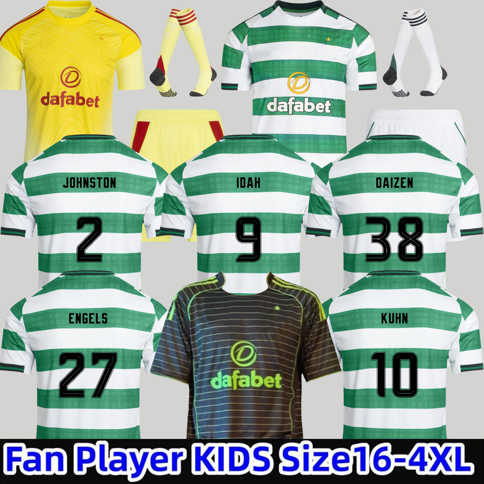 24 25 celticfc Retro Home Away Third Soccer Jerseys DAIZEN REO McGREGOR 120 Years Hoops Anniversary Irish Origins Special Comfortable football jersey