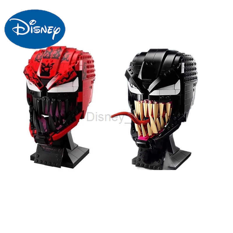 Disney toys Venom Mini Building Blocks Marvel Holocaust Head Superhero Spider Man MOC 3D Model DIY Building Blocks Childrens Christmas Gift Toys Y2505