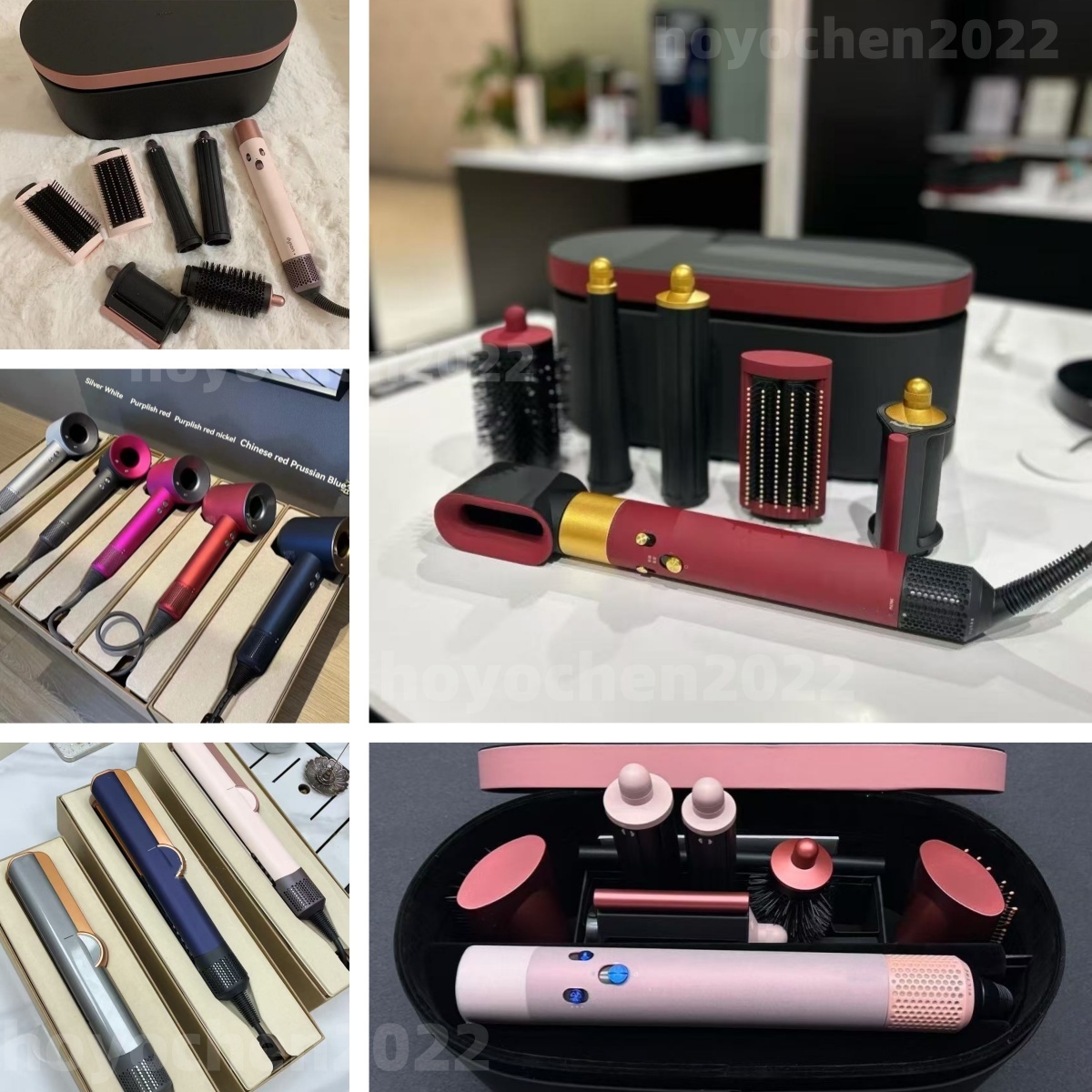 7-in-1 Curling Iron Negative Electric Hair Dryer Professional Straightener Styling Tools Quick Heating Safety Design Intelligent Hair Care Silent and Fast Drying