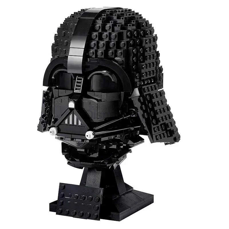Disney toys Classic Movie MOC Assembly Compatible 75304 DIY Design Helmet Bust Model Building Blocks Bricks Toys For Kids Birthday Gift Y250507