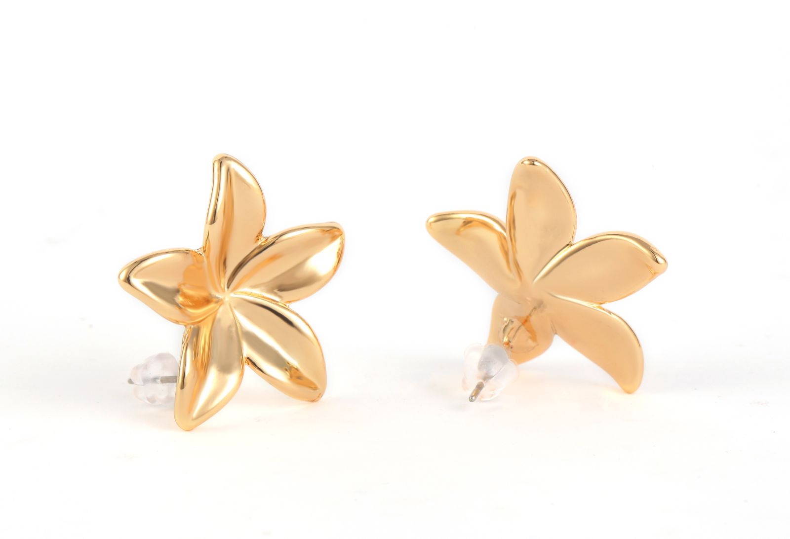 Oval Dangle Design Hammered Metal Finish Textured Gold Drop Earrings a wide variety of styles Full of high-end feeling